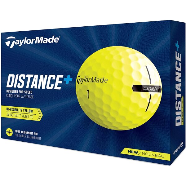 TaylorMade Distance+  Golfbälle gelb Neu & OVP