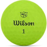 Wilson Staff Duo Soft Golfbälle 2023 - Grün - 1 DUTZEND