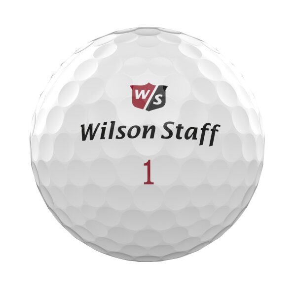Wilson DX2 Soft Golfbälle - 1 DUTZEND - WEISS
